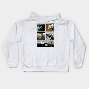 Pug driver Kids Hoodie